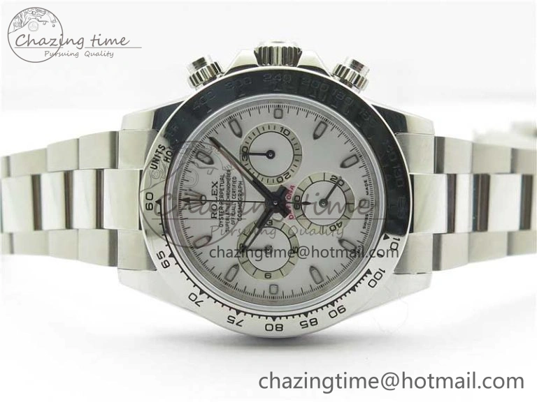 Daytona 116520 VRF 1:1 Best Edition White Dial on SS Bracelet A Vibrant 2661