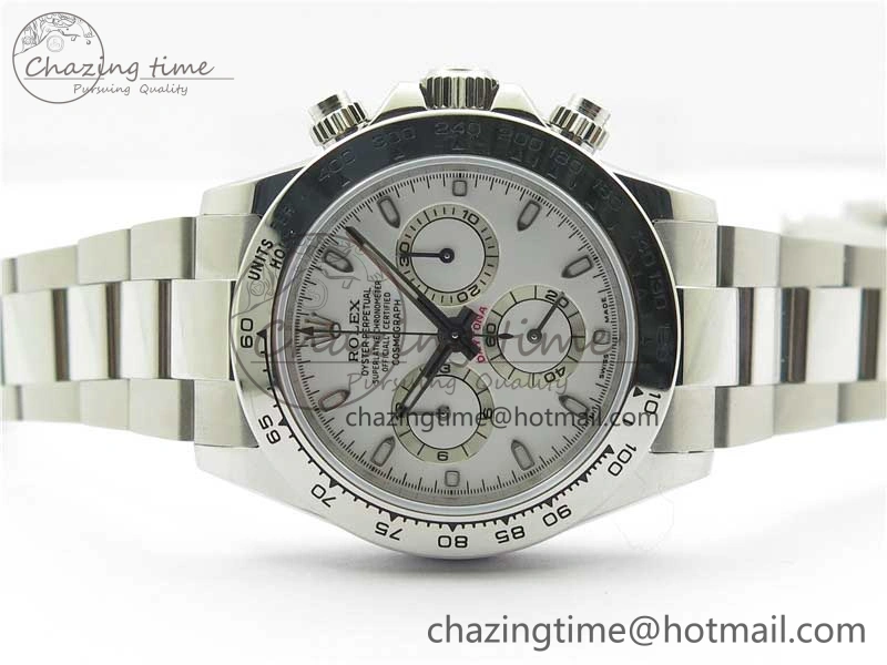 Daytona 116520 VRF 1:1 Best Edition White Dial on SS Bracelet A Vibrant 2661