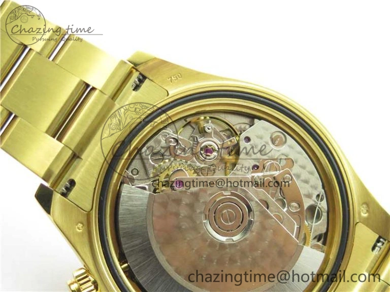 TravelReady Daytona 116520 YG UBF Best Edition Ice Blue MOP Crystal Markers Dial on YG Bracelet A 2939