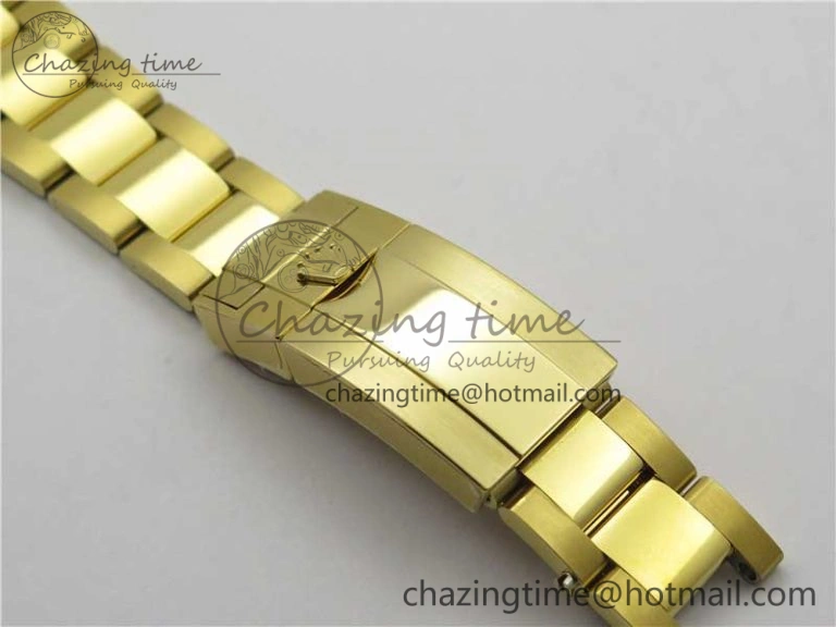 TravelReady Daytona 116520 YG UBF Best Edition Ice Blue MOP Crystal Markers Dial on YG Bracelet A 2939
