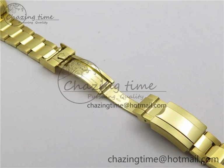 TravelReady Daytona 116520 YG UBF Best Edition Ice Blue MOP Crystal Markers Dial on YG Bracelet A 2939