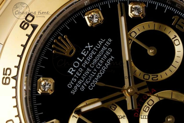 Daytona 116523 BTF 1:1 Best Edition 904L SS Case and Bracelet Black Diamonds Dial SA EyeCatching 2339