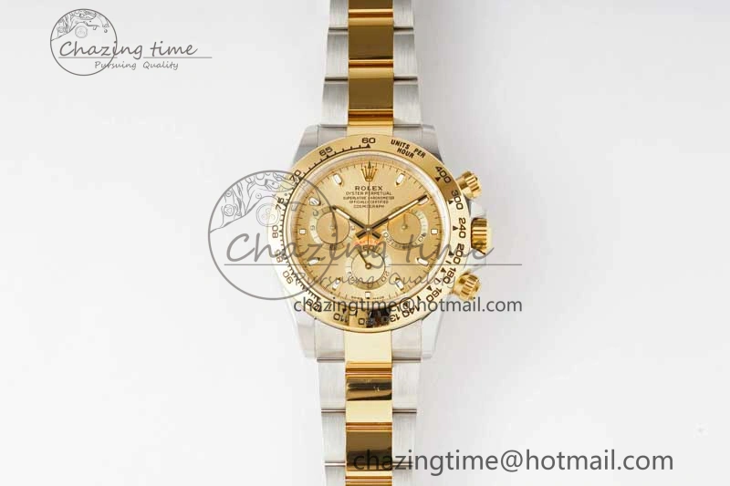 HighPerformance Daytona 116523 BTF 1:1 Best Edition 904L SS Case and Bracelet YG Dial SA 2338