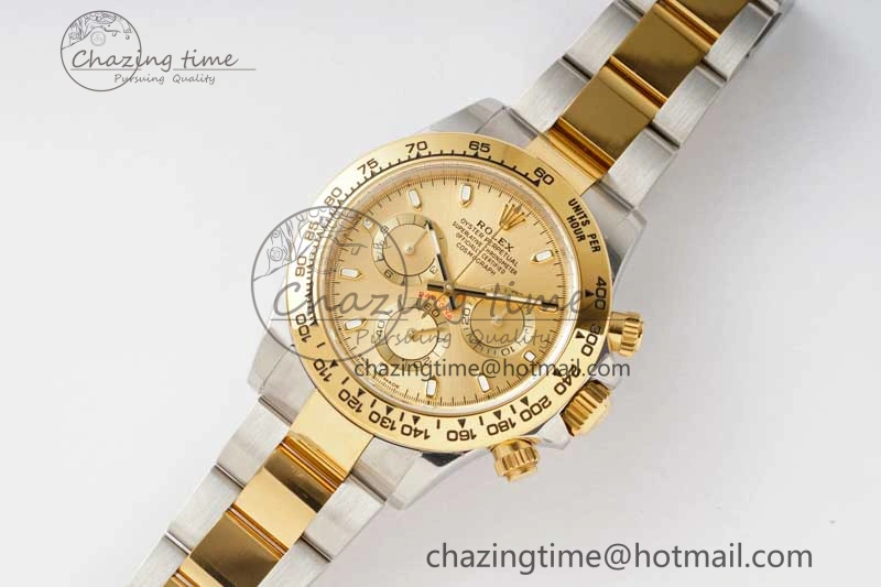 HighPerformance Daytona 116523 BTF 1:1 Best Edition 904L SS Case and Bracelet YG Dial SA 2338