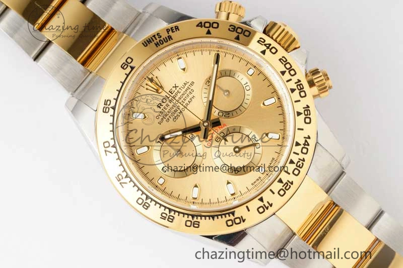 HighPerformance Daytona 116523 BTF 1:1 Best Edition 904L SS Case and Bracelet YG Dial SA 2338