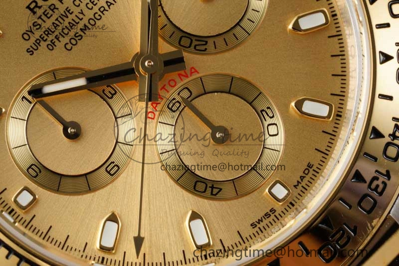 HighPerformance Daytona 116523 BTF 1:1 Best Edition 904L SS Case and Bracelet YG Dial SA 2338