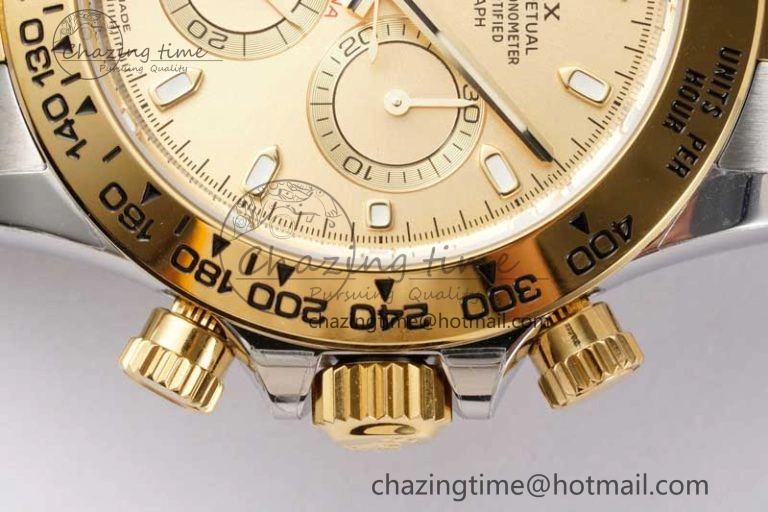 HighPerformance Daytona 116523 BTF 1:1 Best Edition 904L SS Case and Bracelet YG Dial SA 2338