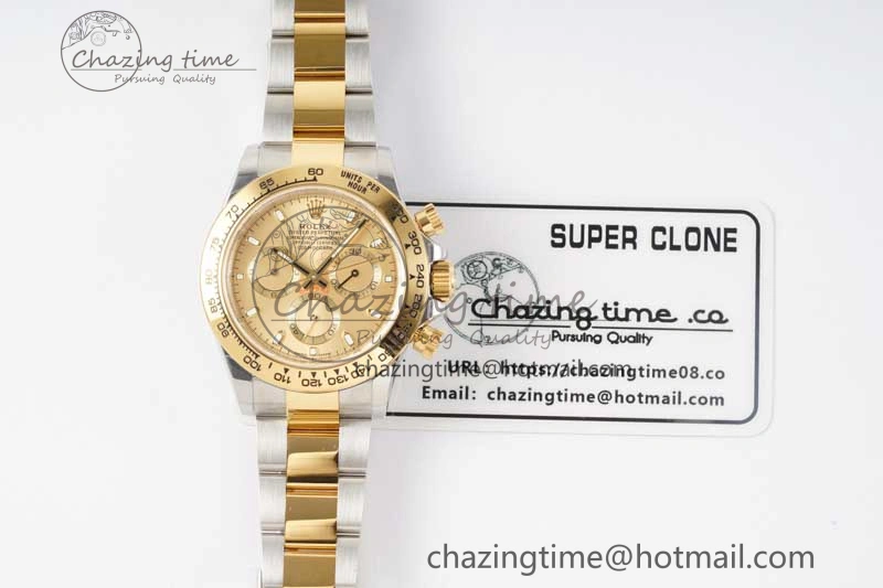 HighPerformance Daytona 116523 BTF 1:1 Best Edition 904L SS Case and Bracelet YG Dial SA 2338
