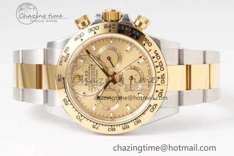 HighPerformance Daytona 116523 BTF 1:1 Best Edition 904L SS Case and Bracelet YG Dial SA 2338