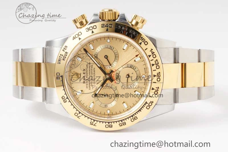 HighPerformance Daytona 116523 BTF 1:1 Best Edition 904L SS Case and Bracelet YG Dial SA 2338