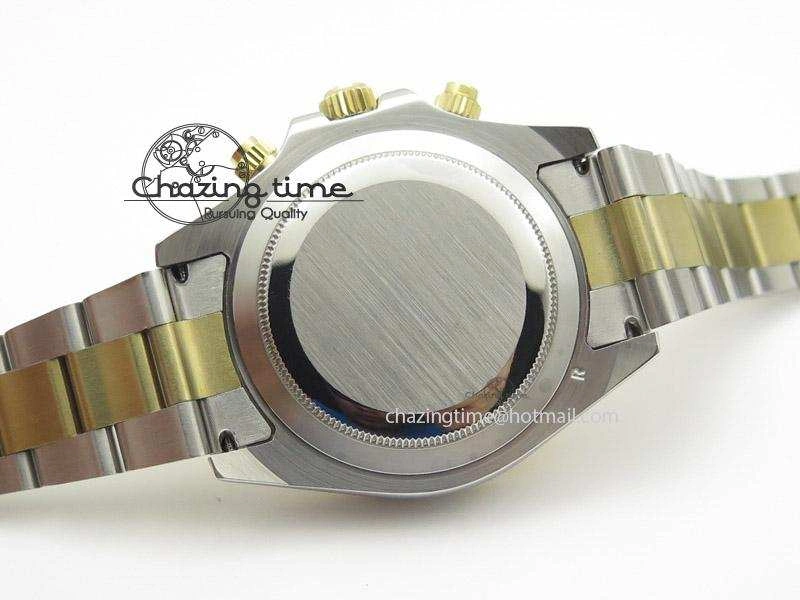 Daytona 116523 SS YG Black Dial On SS YG Bracelet A7750 JF Durable 4029