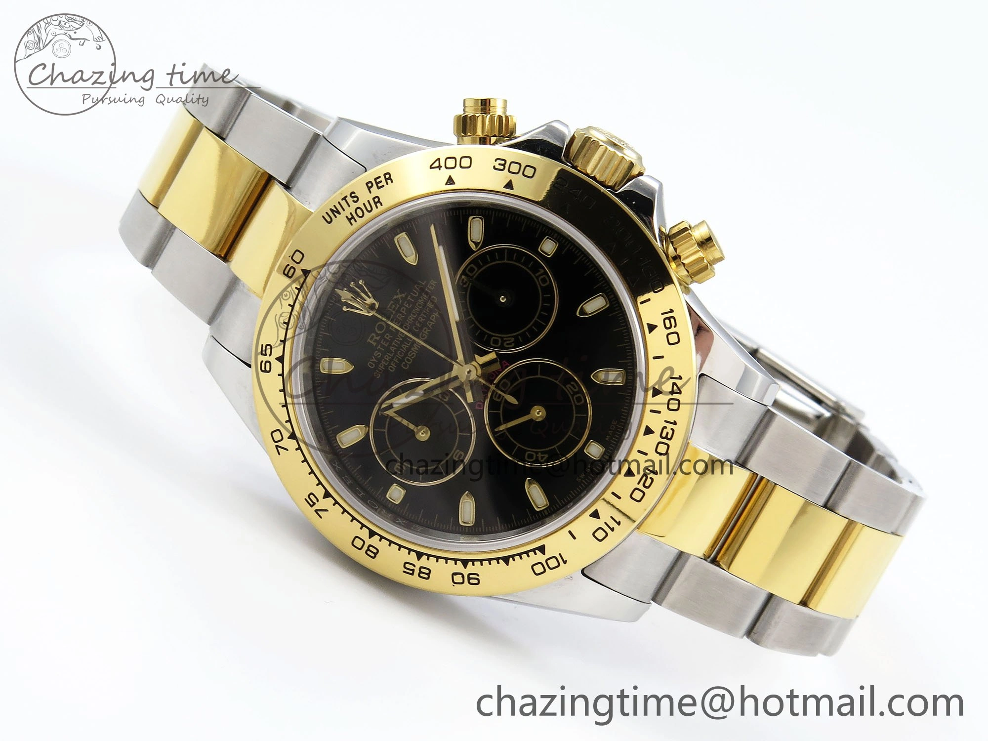 Daytona 116523 SS YG VRF 1:1 Best Edition Black Dial on SS YG Bracelet A Versatile 1647