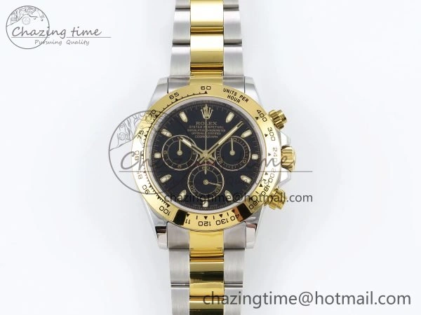 Daytona 116523 SS YG VRF 1:1 Best Edition Black Dial on SS YG Bracelet A Versatile 1647