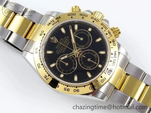 Daytona 116523 SS YG VRF 1:1 Best Edition Black Dial on SS YG Bracelet A Versatile 1647