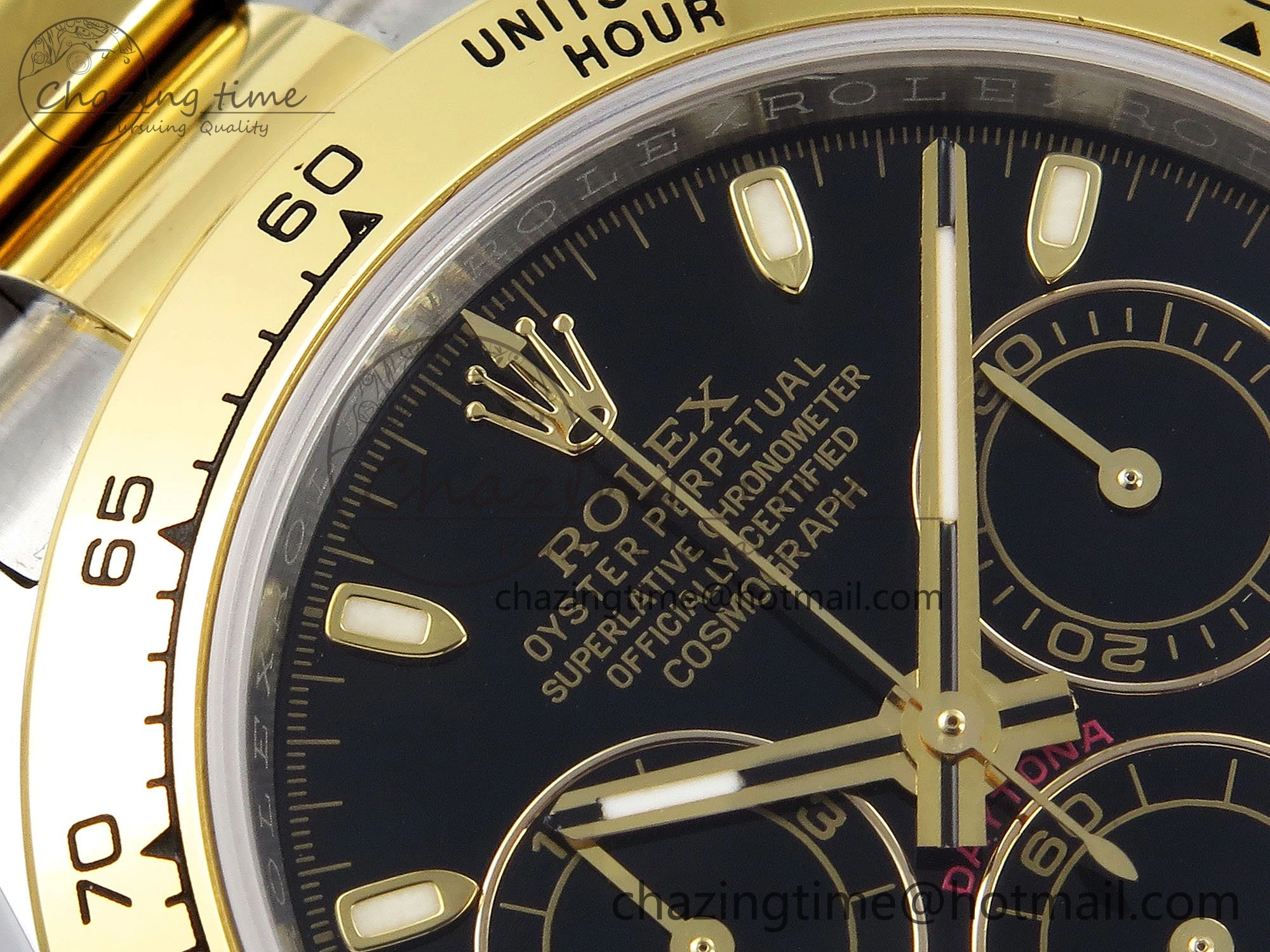 Daytona 116523 SS YG VRF 1:1 Best Edition Black Dial on SS YG Bracelet A Versatile 1647