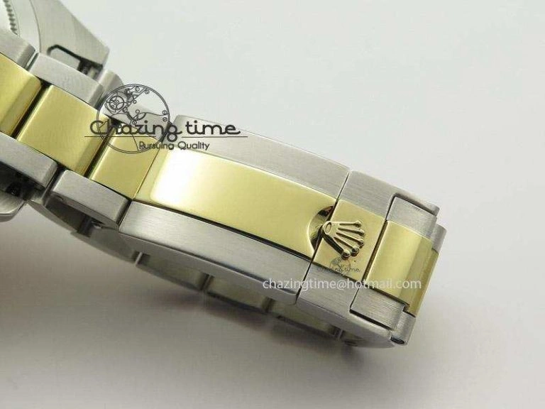 SportInspired Daytona 116523 SS YG White Dial On SS YG Bracelet A7750 JF 4028