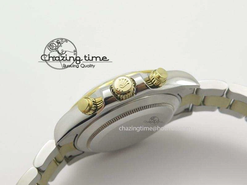SportInspired Daytona 116523 SS YG White Dial On SS YG Bracelet A7750 JF 4028
