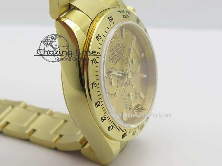 Sophisticated Daytona 116523 YG JF Best Edition Gold Dial On YG Bracelet A 3819