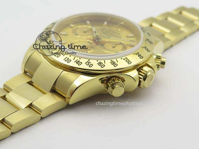 Sophisticated Daytona 116523 YG JF Best Edition Gold Dial On YG Bracelet A 3819