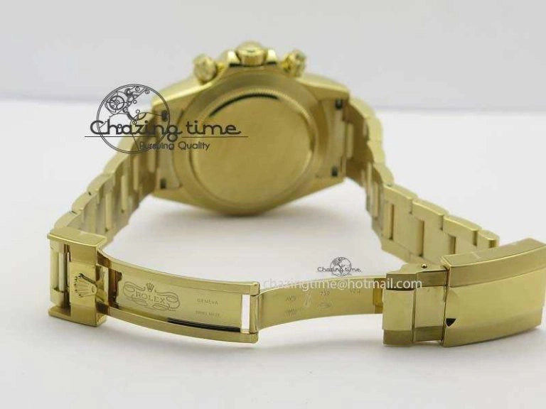 Sophisticated Daytona 116523 YG JF Best Edition Gold Dial On YG Bracelet A 3819