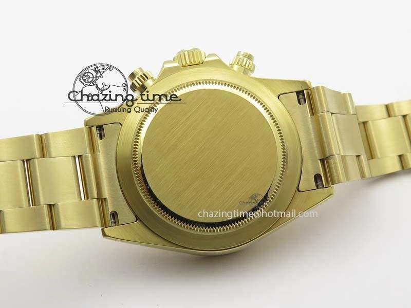 Reliable Daytona 116523 YG JF Best Edition White Dial On YG Bracelet A 3820
