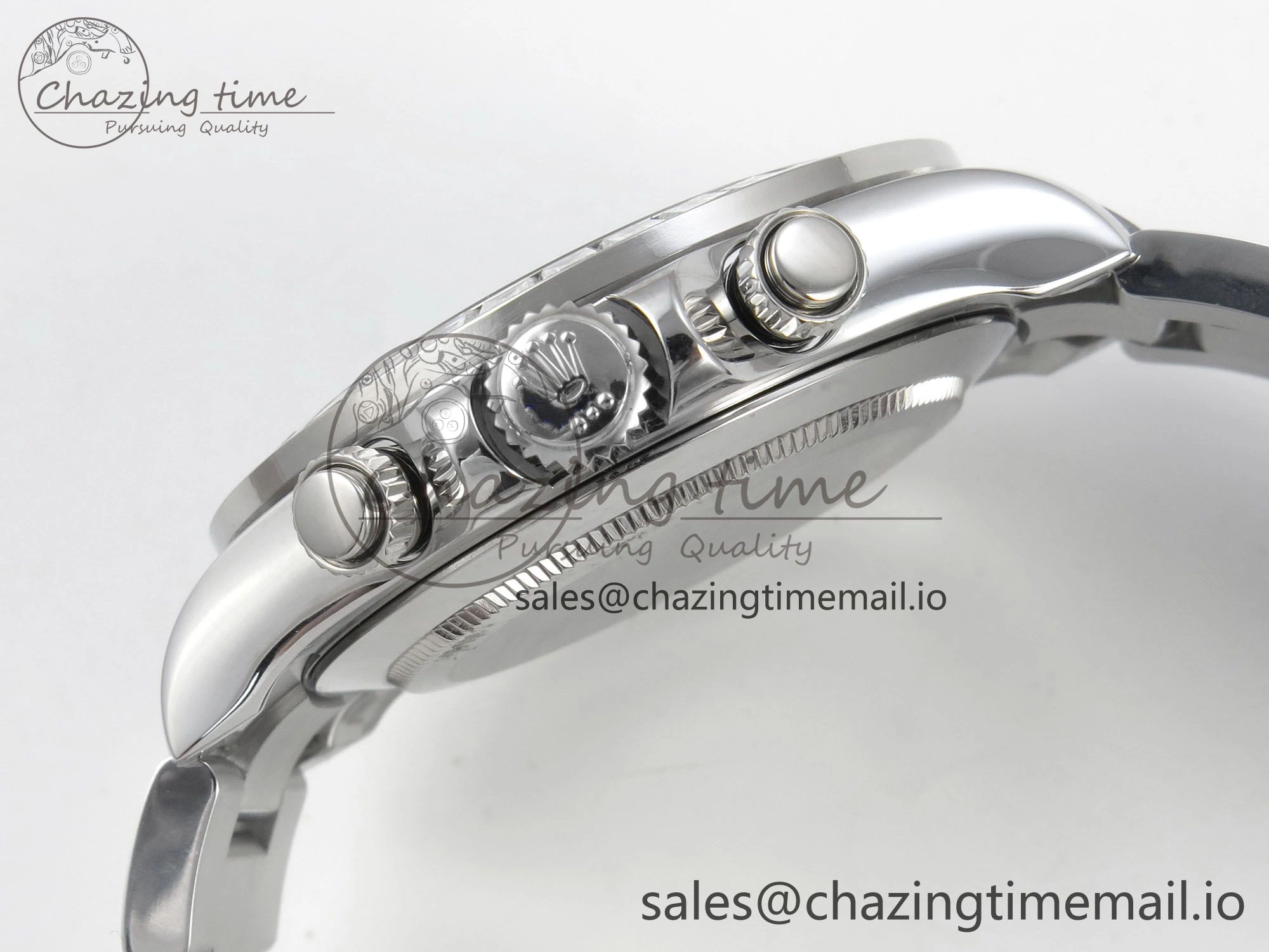 SoftTouch Daytona 116576TBR 3CF 1:1 Best Edition diamonds Bezel Ice Blue Dial on SS Bracelet SH4130 V2(Mod Version) 10809