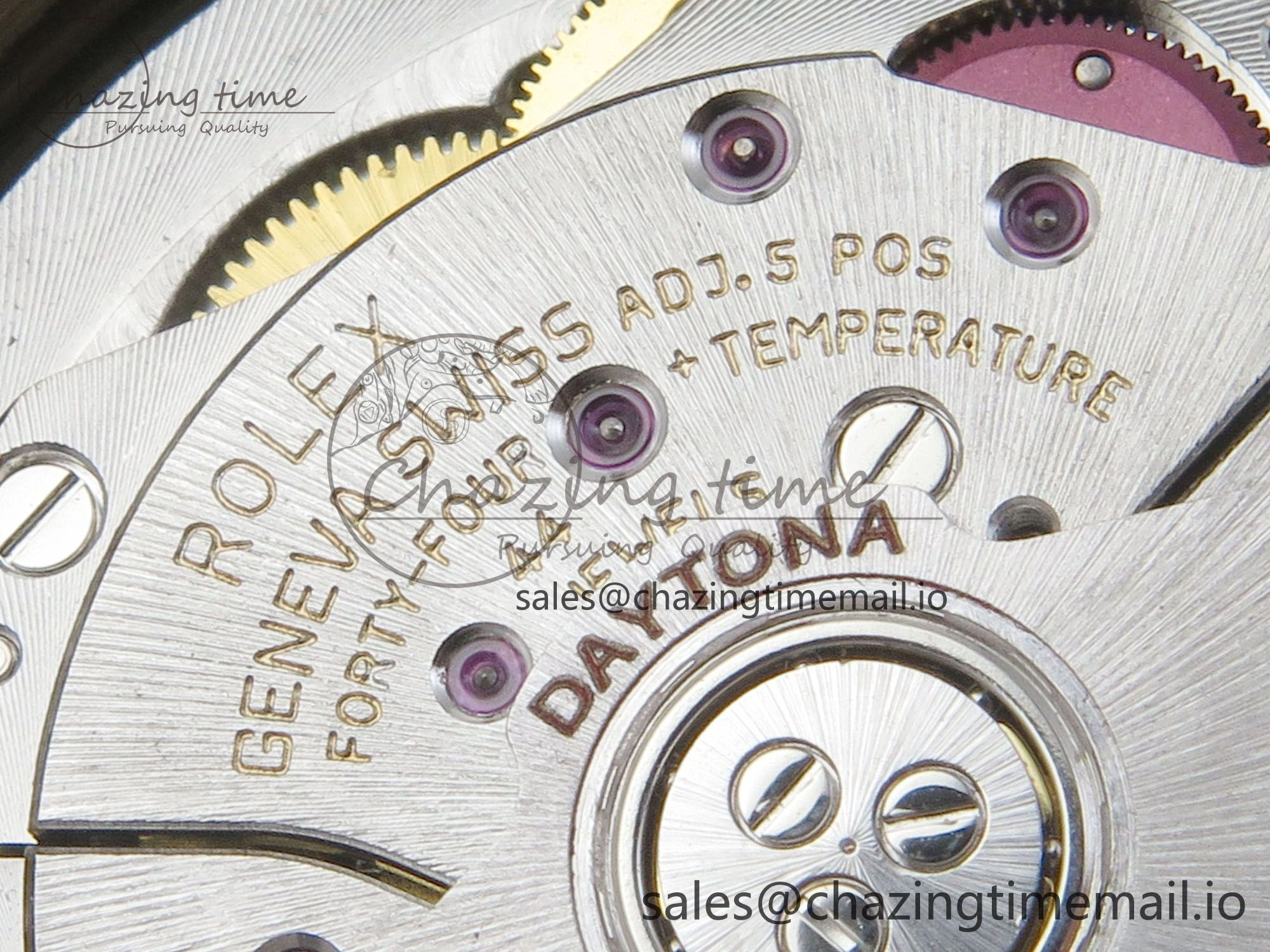 Daytona 116588TBR ‘Eye Of The Tiger’ YG 3CF 1:1 Best Edition Tiger Diamonds Dial on Oysterflex Strap SH4130 V2 (Mod Version) Sophisticated 77