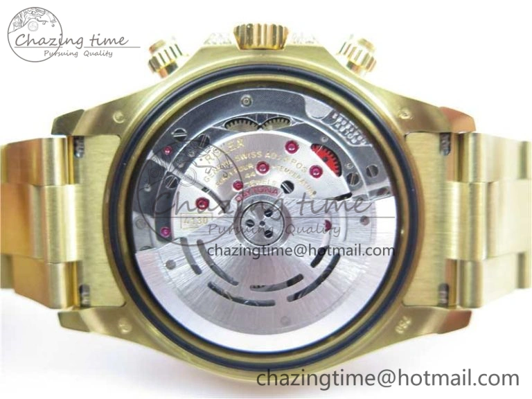 Daytona 116589RBOW YG Rainbow Crystal BLF Best Edition Black Dial on YG Bracelet A SportInspired 3175