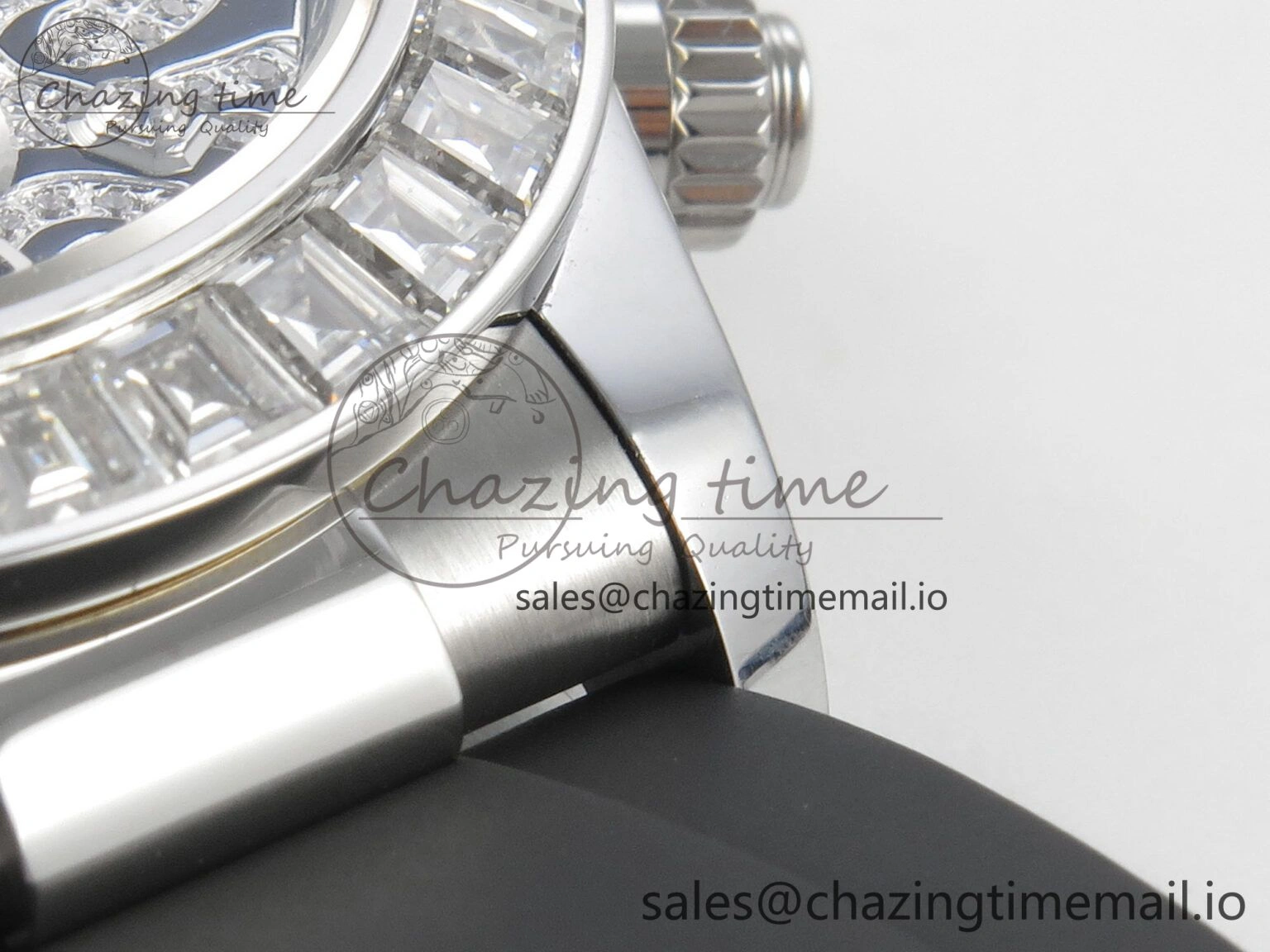 Daytona 116589TBR ‘Eye Of The Tiger’ SS 3CF 1:1 Best Edition Tiger Diamonds Dial on Oysterflex Strap SH4130 V2 (Mod Version) Trendy 49