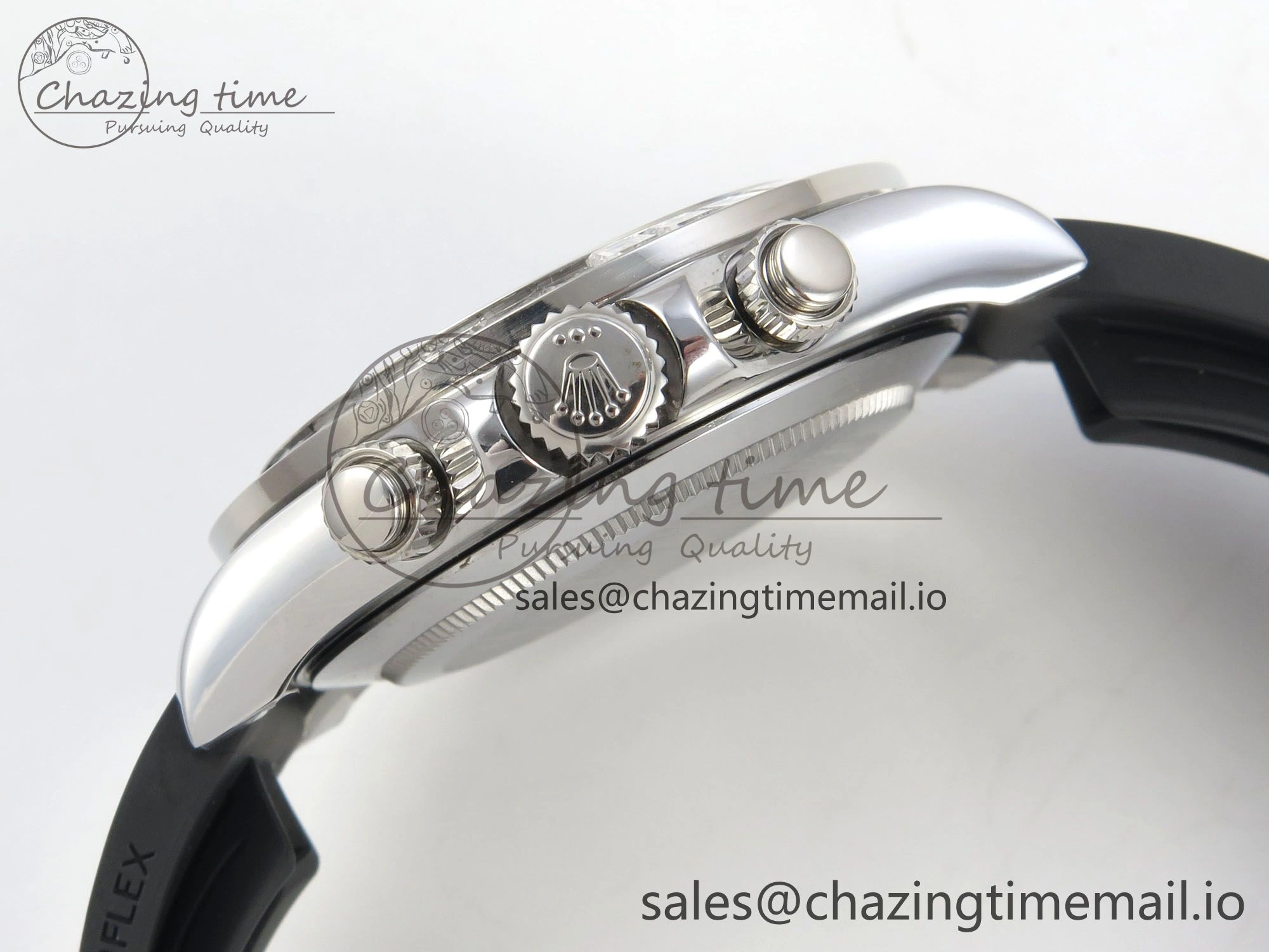 Daytona 116589TBR ‘Eye Of The Tiger’ SS 3CF 1:1 Best Edition Tiger Diamonds Dial on Oysterflex Strap SH4130 V2 (Mod Version) Trendy 49