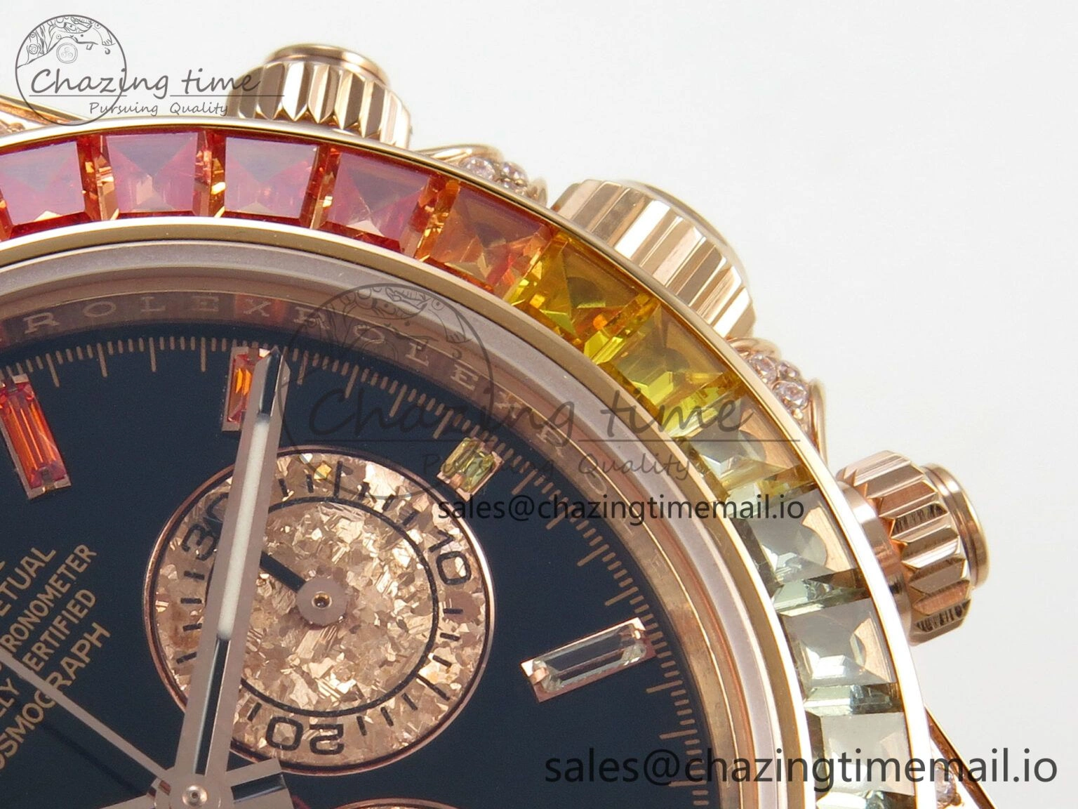 Daytona 116595 RBOW Rainbow IPKF Best Edition Black RG Dial on RG Bracelet DD GoAnywhere 276