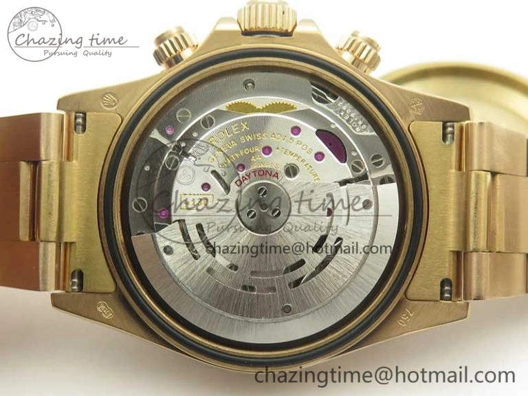 Daytona 116595RBOW RG Rainbow Crystal BLF Best Edition Black Dial on RG Bracelet A Modern 3353