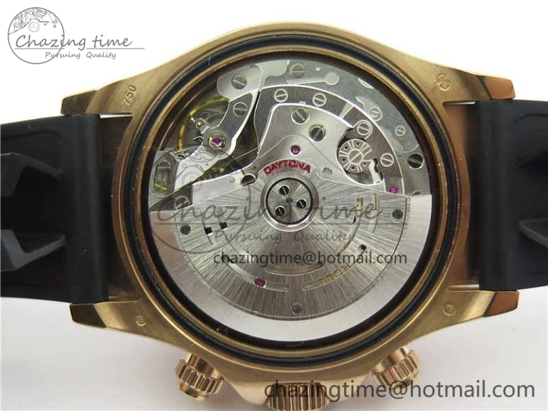 Daytona 116595RBOW RG Rainbow Crystal BLF Best Edition Black Dial on Rubber Strap A FastDry 3239