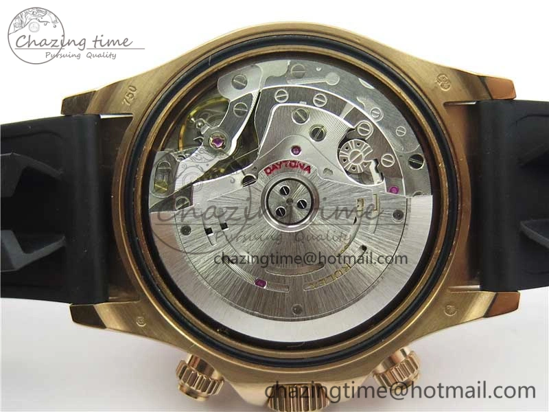 Daytona 116595RBOW RG Rainbow Crystal BLF Best Edition Black Dial on Rubber Strap A FastDry 3239