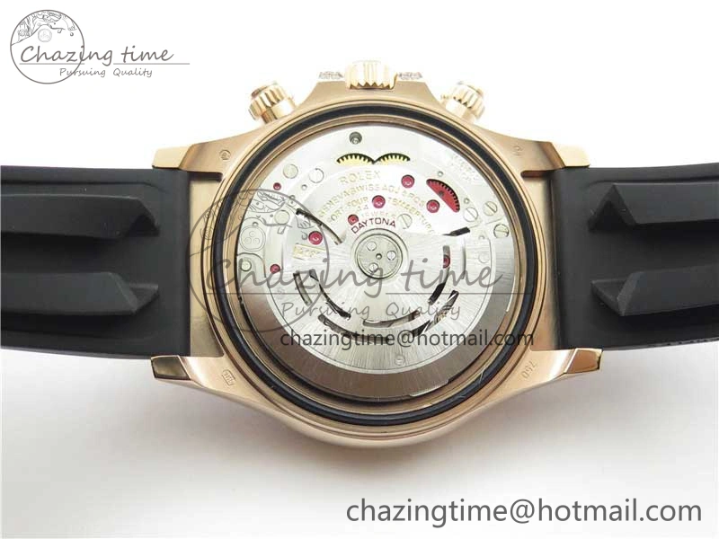 RelaxedFit Daytona 116595RBOW RG Rainbow Crystal BLF Best Edition Diamonds Dial on Rubber Strap A 2858