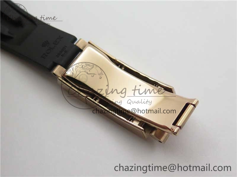 RelaxedFit Daytona 116595RBOW RG Rainbow Crystal BLF Best Edition Diamonds Dial on Rubber Strap A 2858