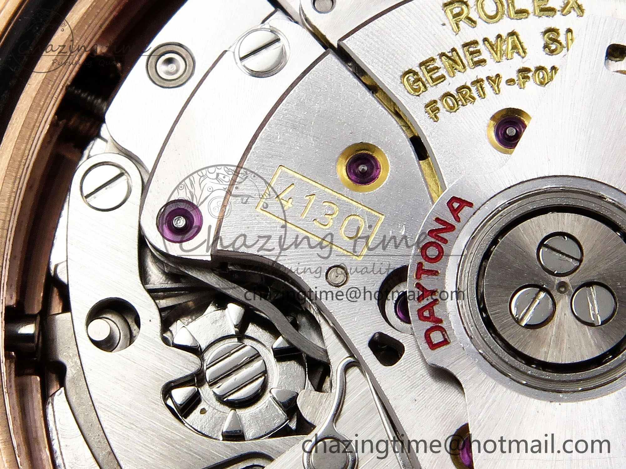Daytona 116595RBOW RG Rainbow Crystal N6F Best Edition Black Dial on RG Bracelet SA Bold 1451