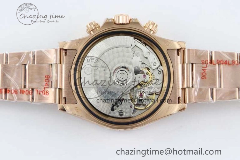 StreetReady Daytona 116595RBOW RG TWF 1:1 Best Edition 904L Steel Black RG Dial on RG Bracelet A 2403