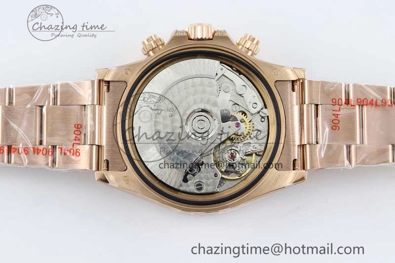 StreetReady Daytona 116595RBOW RG TWF 1:1 Best Edition 904L Steel Black RG Dial on RG Bracelet A 2403