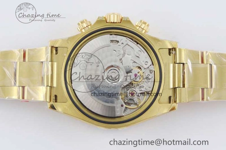 Daytona 116595RBOW YG TWF 1:1 Best Edition 904L Steel Black YG Diamonds Dial on YG Bracelet A EasyMatch 2406