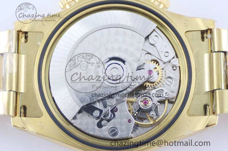 Daytona 116595RBOW YG TWF 1:1 Best Edition 904L Steel Black YG Diamonds Dial on YG Bracelet A EasyMatch 2406