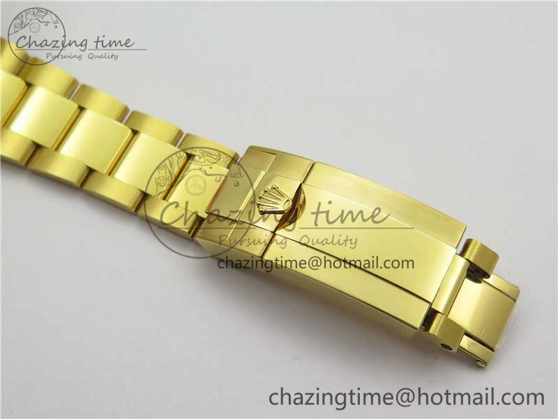 Fashionable Daytona 116598 Wrapped YG Case and Bracelet WWF 1:1 Best Edition YG Dial Real Diamond Markers On YG Bracelet SA 2594