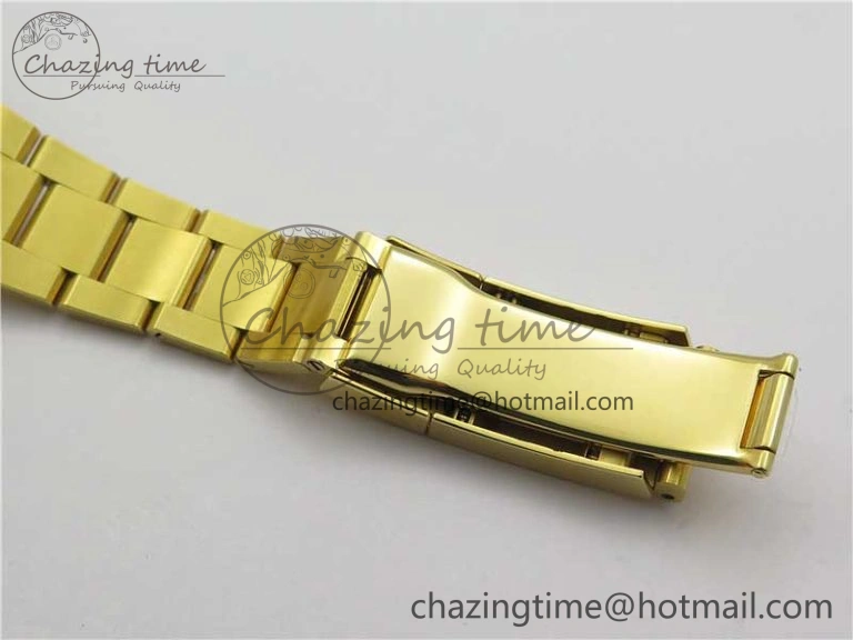 Fashionable Daytona 116598 Wrapped YG Case and Bracelet WWF 1:1 Best Edition YG Dial Real Diamond Markers On YG Bracelet SA 2594