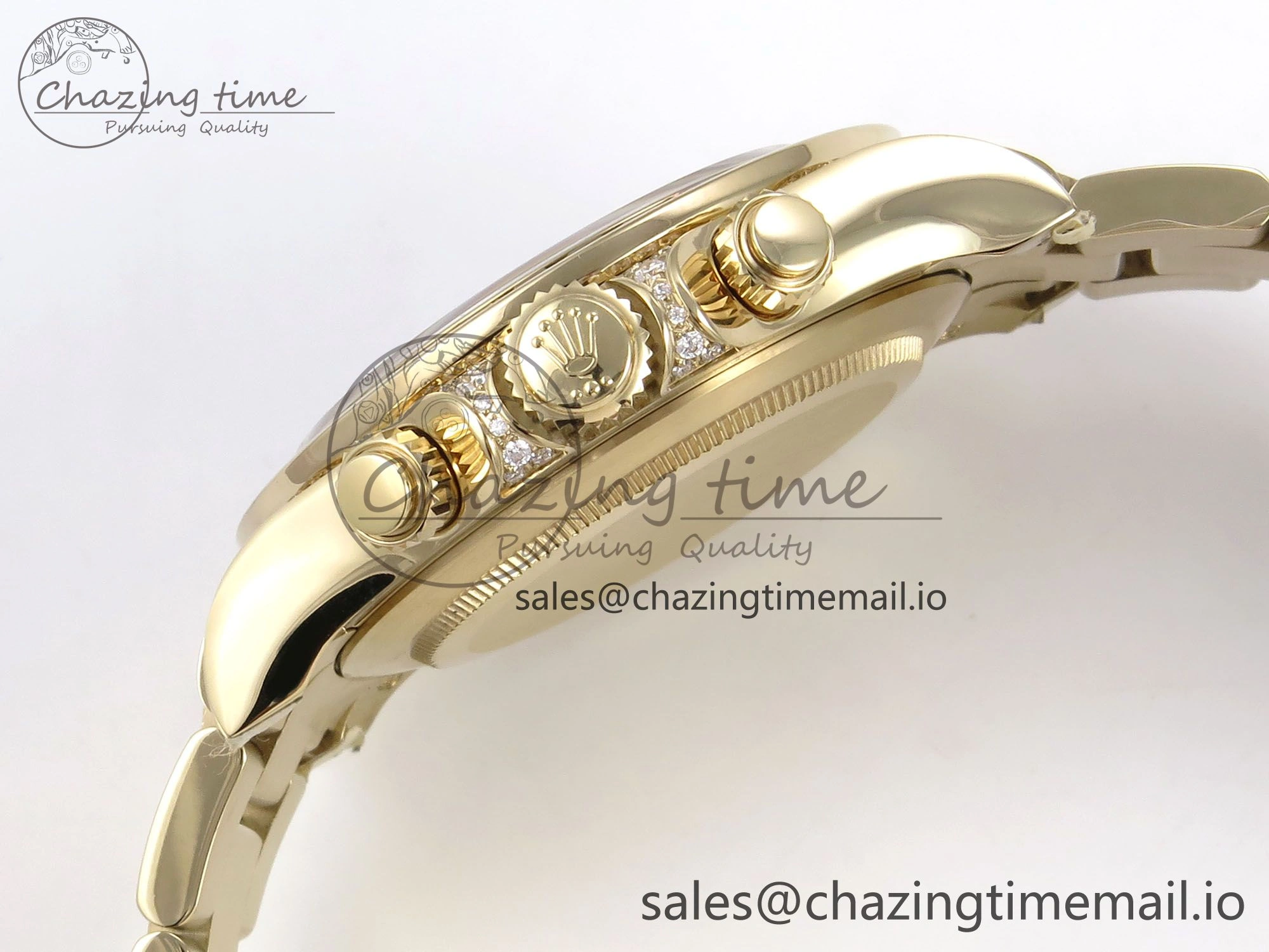 Daytona 116598RBOW Rainbow ZF 1:1 Best Edition Black Diamonds Dial on YG Bracelet SH Affordable 1119