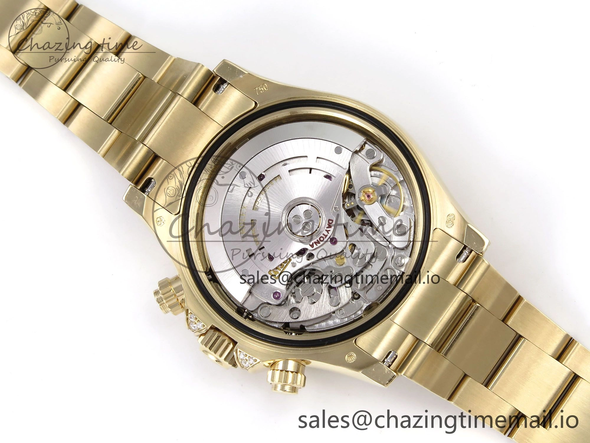 Daytona 116598RBOW Rainbow ZF 1:1 Best Edition Black Diamonds Dial on YG Bracelet SH Affordable 1119