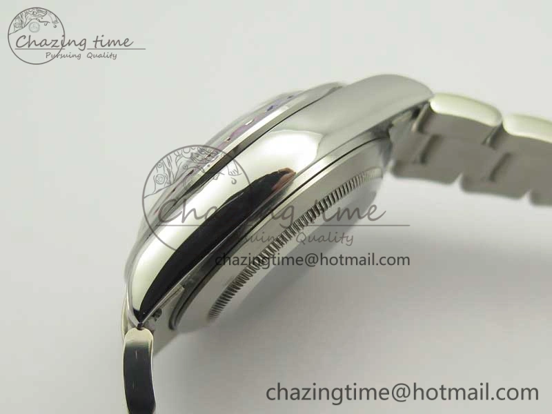 UrbanChic Daytona 116599RBOW SS Rainbow Crystal BLF Best Edition Black Dial on SS Bracelet A 3354