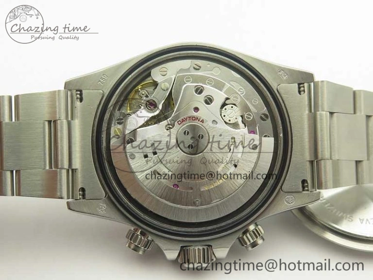 UrbanChic Daytona 116599RBOW SS Rainbow Crystal BLF Best Edition Black Dial on SS Bracelet A 3354