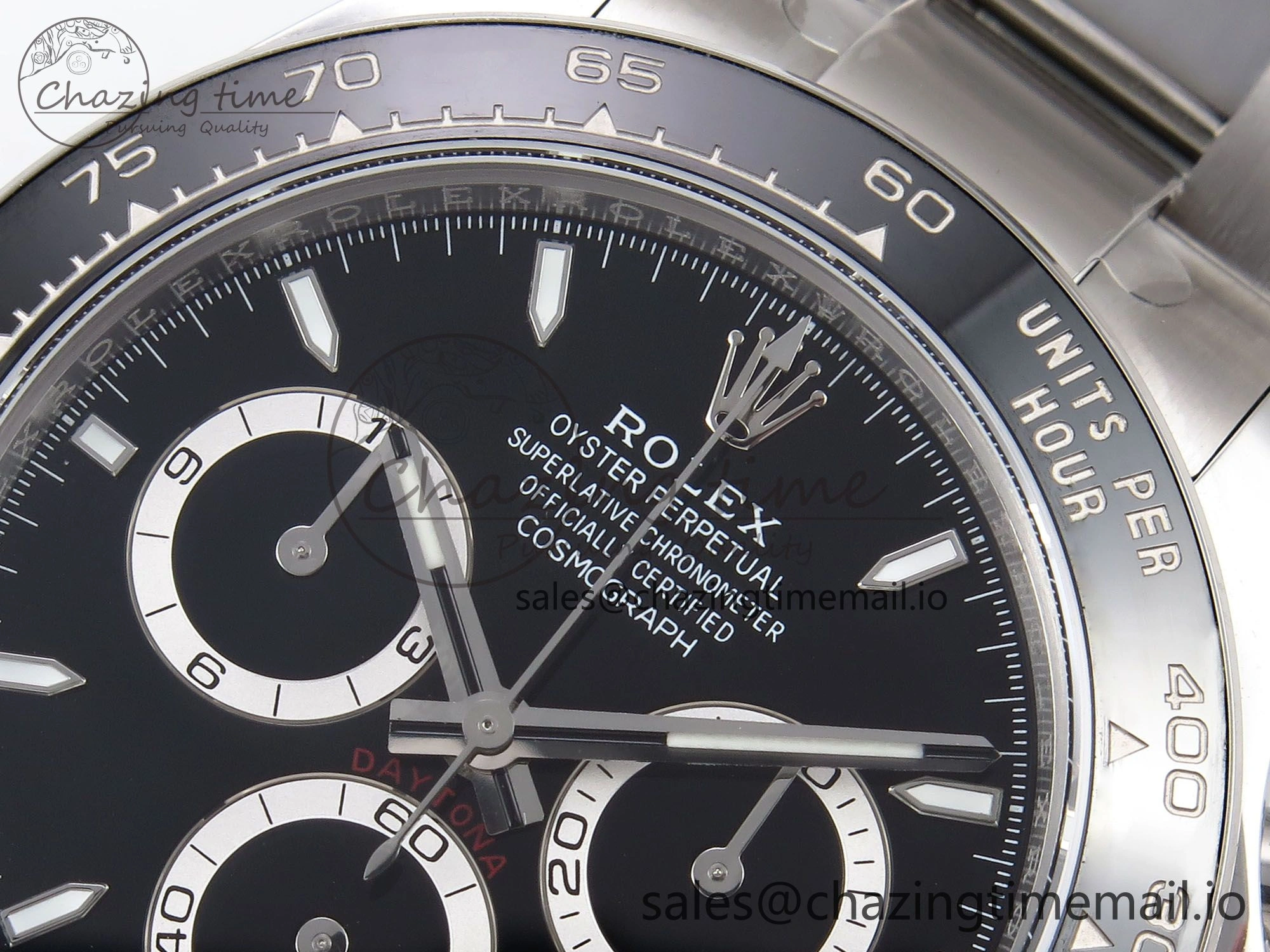 TechFriendly Daytona 126500 APF 1:1 Best Edition 904L Steel Black Dial on SS Oyster Bracelet DD 1114