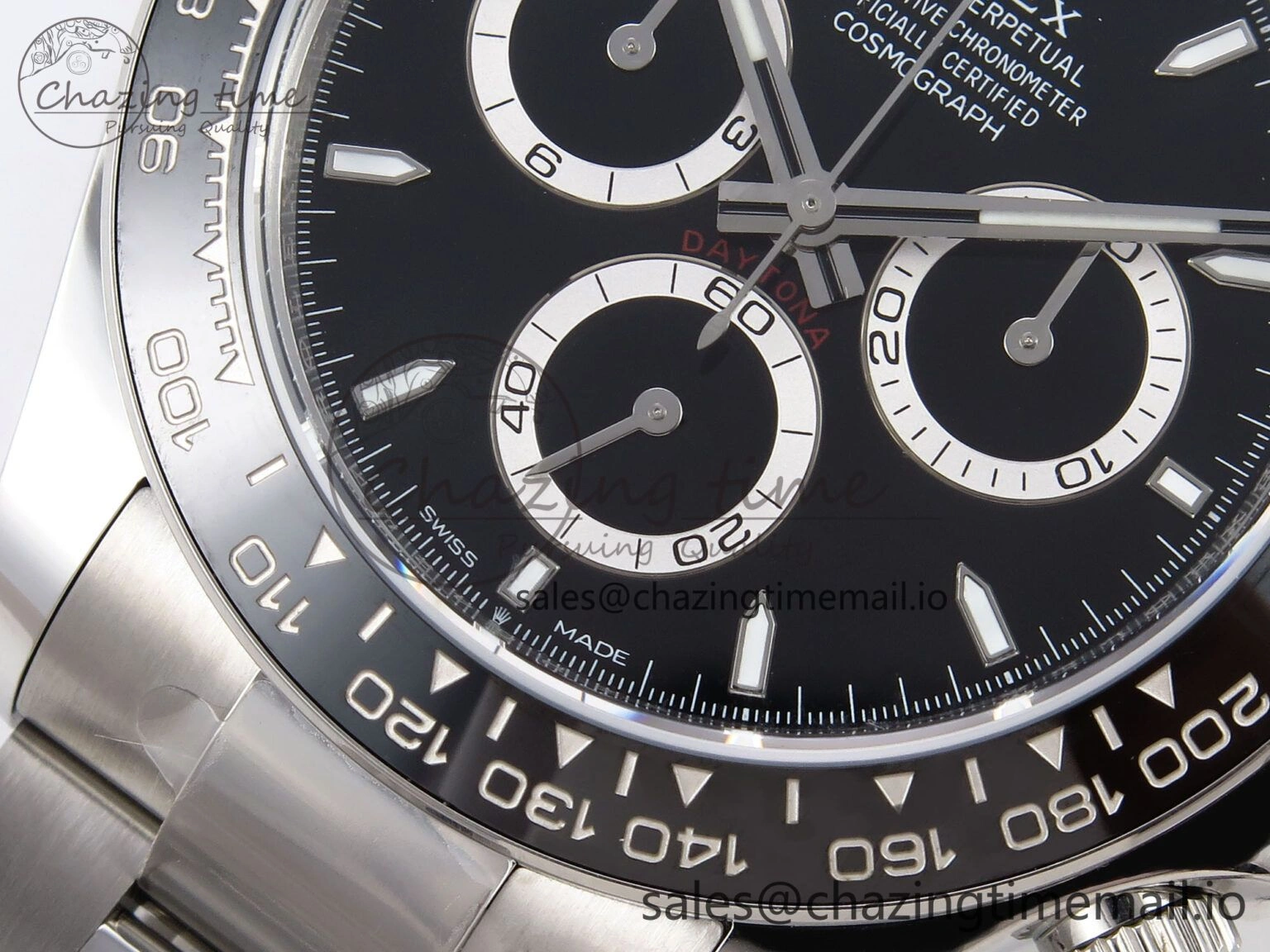 TechFriendly Daytona 126500 APF 1:1 Best Edition 904L Steel Black Dial on SS Oyster Bracelet DD 1114