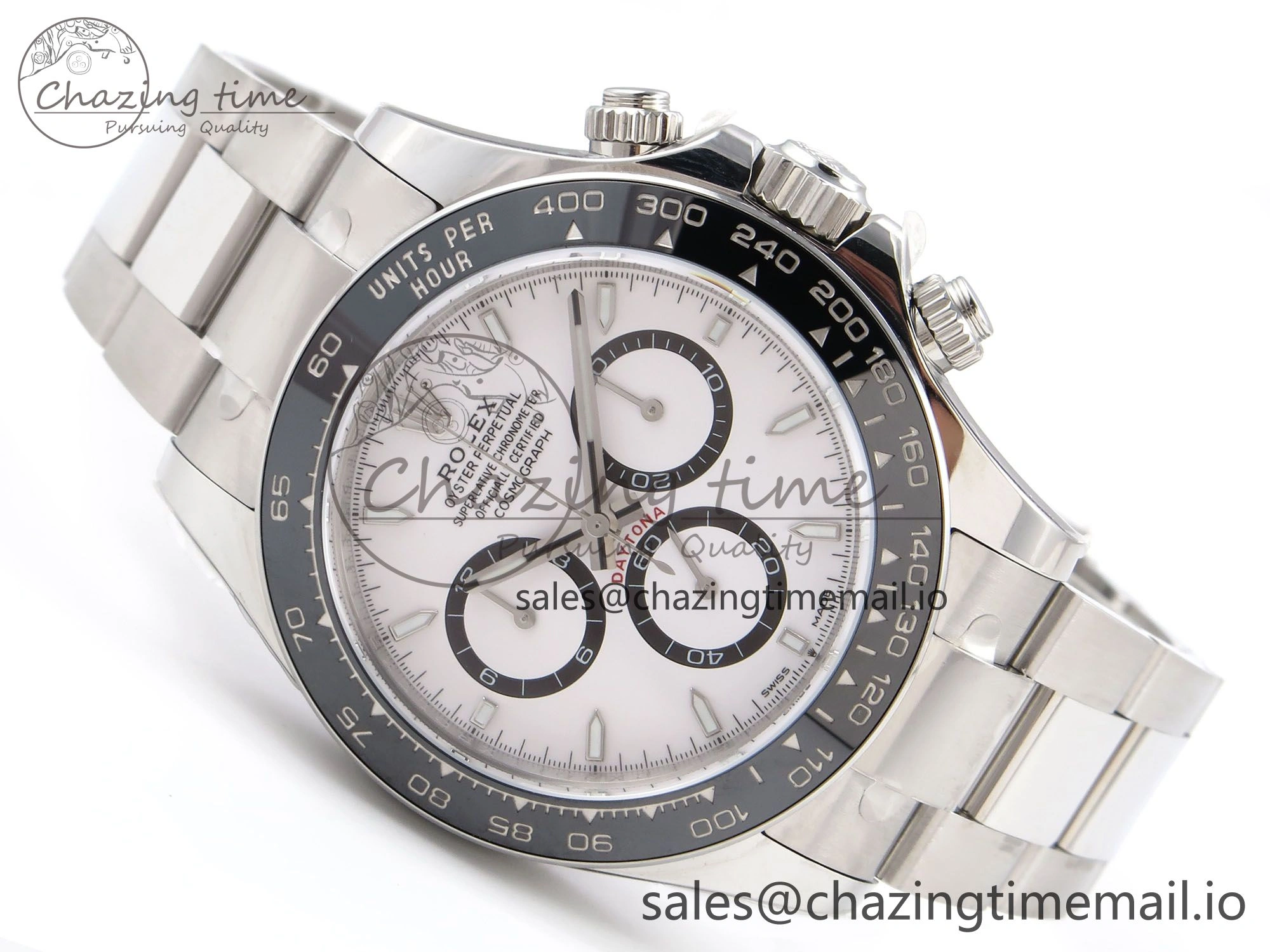 AllSeason Daytona 126500 APF 1:1 Best Edition 904L Steel White Dial on SS Oyster Bracelet DD 1113